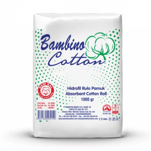 BAMBİNO Cotton Hidrofil Rulo Pamuk 1000 GR-img